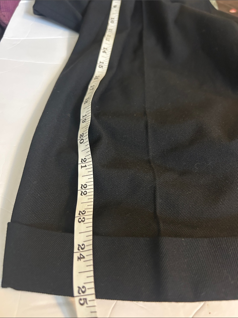 Sandro Carrot Top Cropped Black Pants Cuff Wide leg gorpcore Sieny high rise - Picture 15 of 16